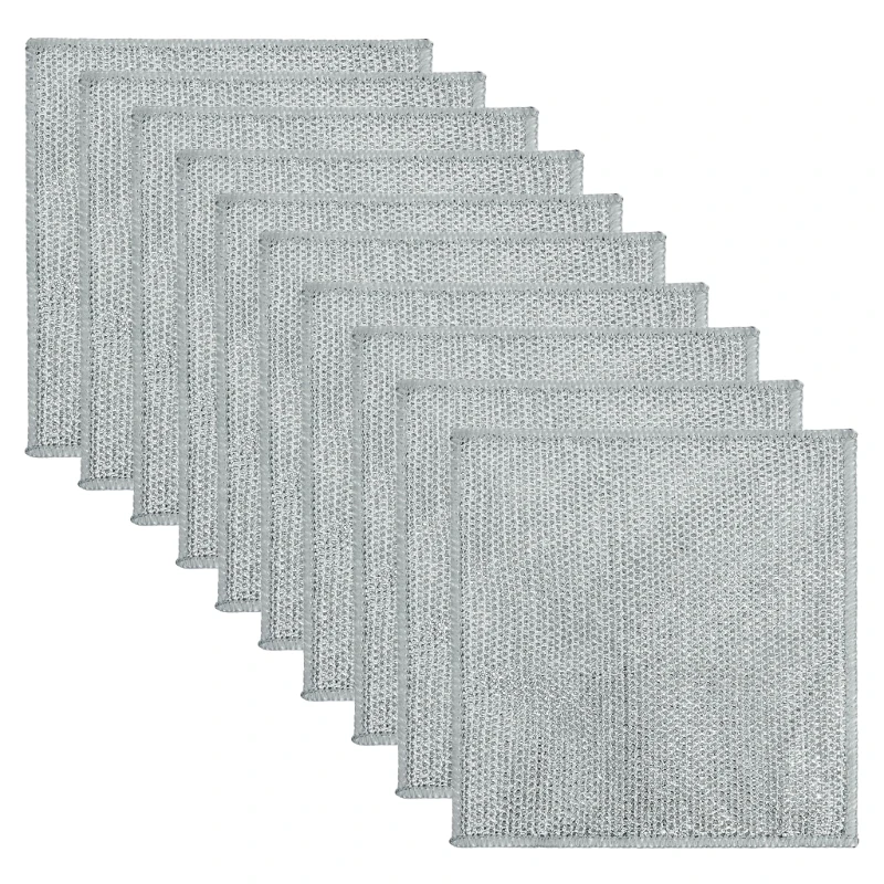 

20pcs No Scratch Cleaning Cloths Multifunctional Household Steel Wire Dishcloth 203C