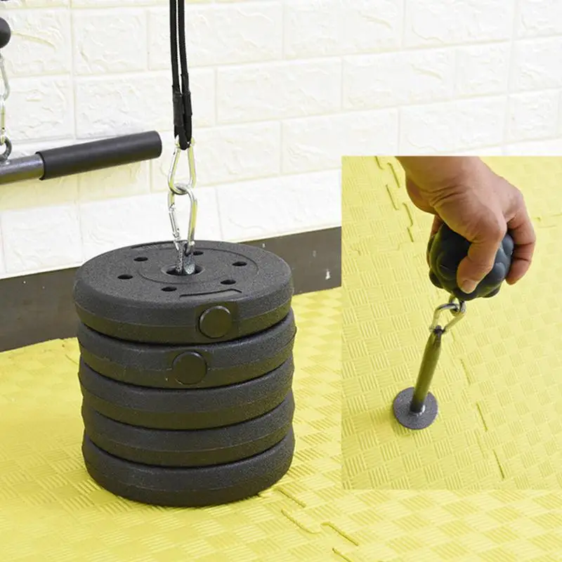 Fitness Loading Pin Gym Cable Machine Attachment Dumbbell Rack Barbell Slice Support Frame Strength Weight Training Accessories