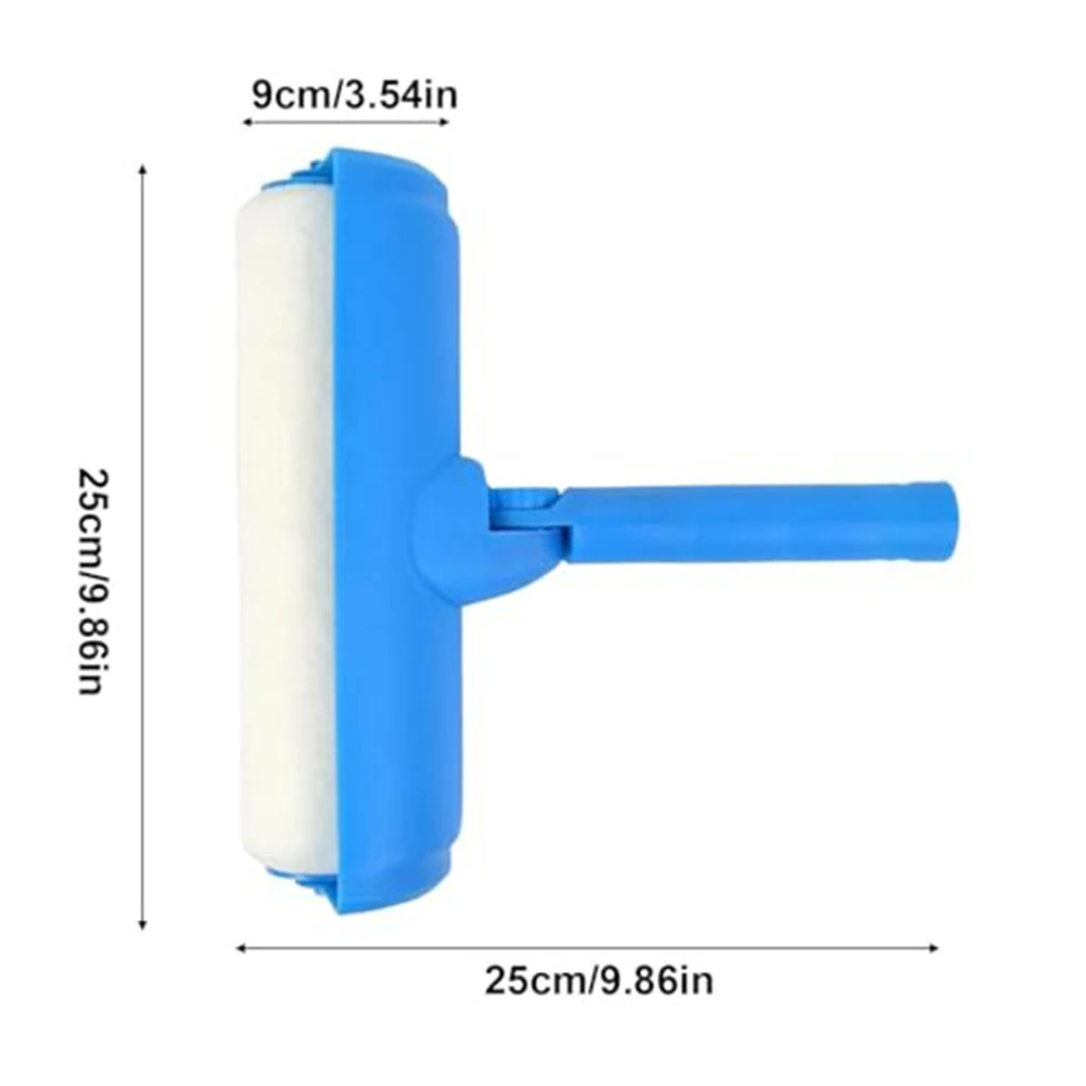 Adjustable 10-Inch Roller Brush Reusable Home Ceiling Paint Roller Splash-Proof Ceiling Paint Tool For Easy PVC Tool Parts view 5