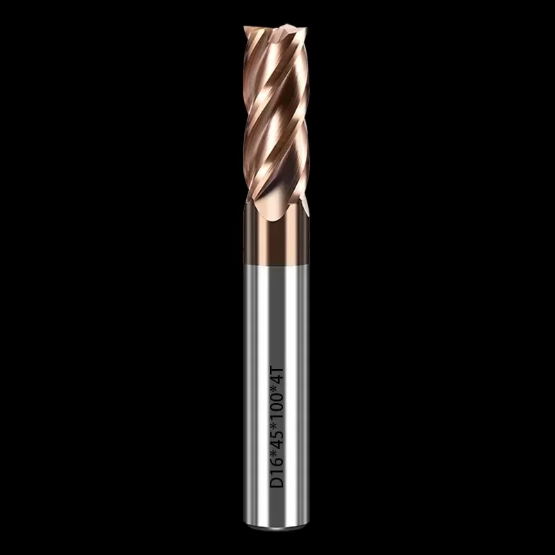 تي جي 60 °   قاطعة طحن من الفولاذ التنغستن مع طلاء Tisin لأدوات CNC