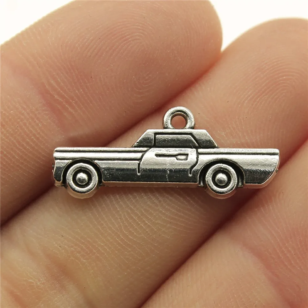 20pcs 27mm Race Car Charms Lucky Car Charm Car Charm DIY Accessories For DIY Jewelry Making