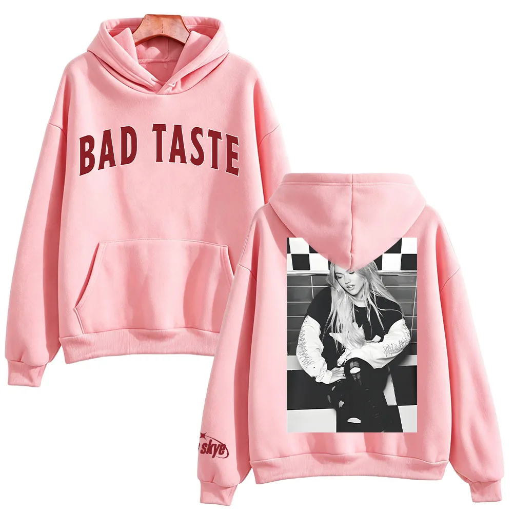 Freya Skye Bad Taste Photo Hoodie Unisex Vintage Grafikdruck Langarm Kleidung Casual Streetwear Fan Geschenk Tops Sweatshirts – Detail 16