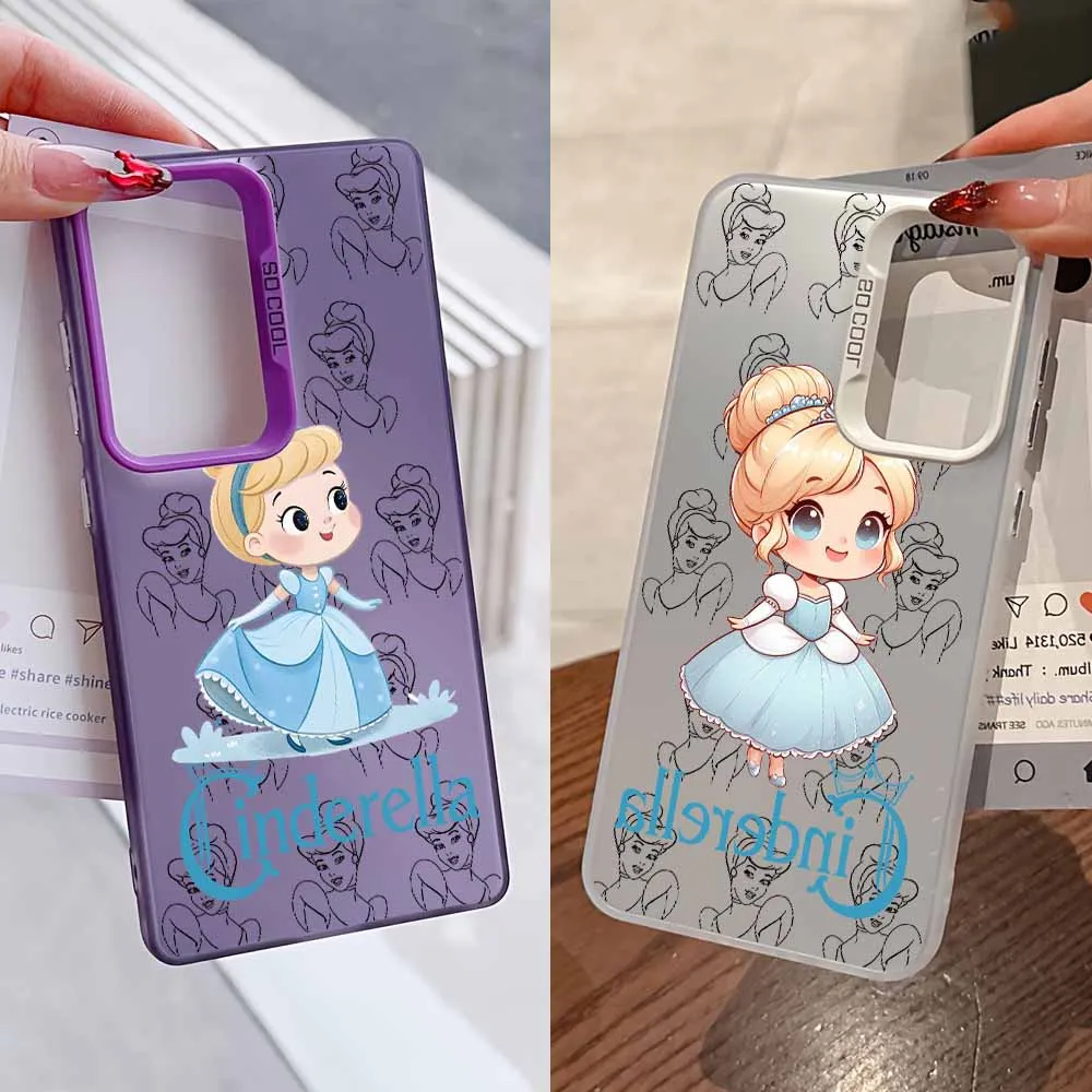 ديزني سندريلا لطيف لسامسونج غالاكسي A30 31 32 34 33 35 50 51 52 53 A55 71 11 15 16 54 24 73 22 72 36 56 26 جراب هاتف