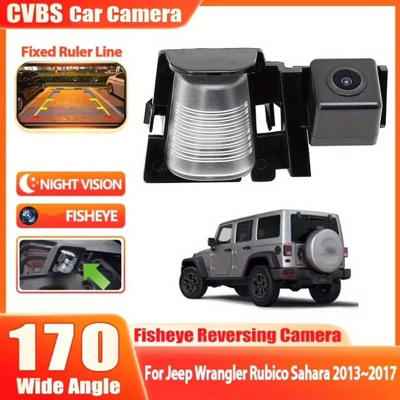 

[ Special License Plate CCD Camera] Car Rear View Reverse Parking Backup Camera for JEEP for Wrangler JK,Fit for JEEP For Sahara