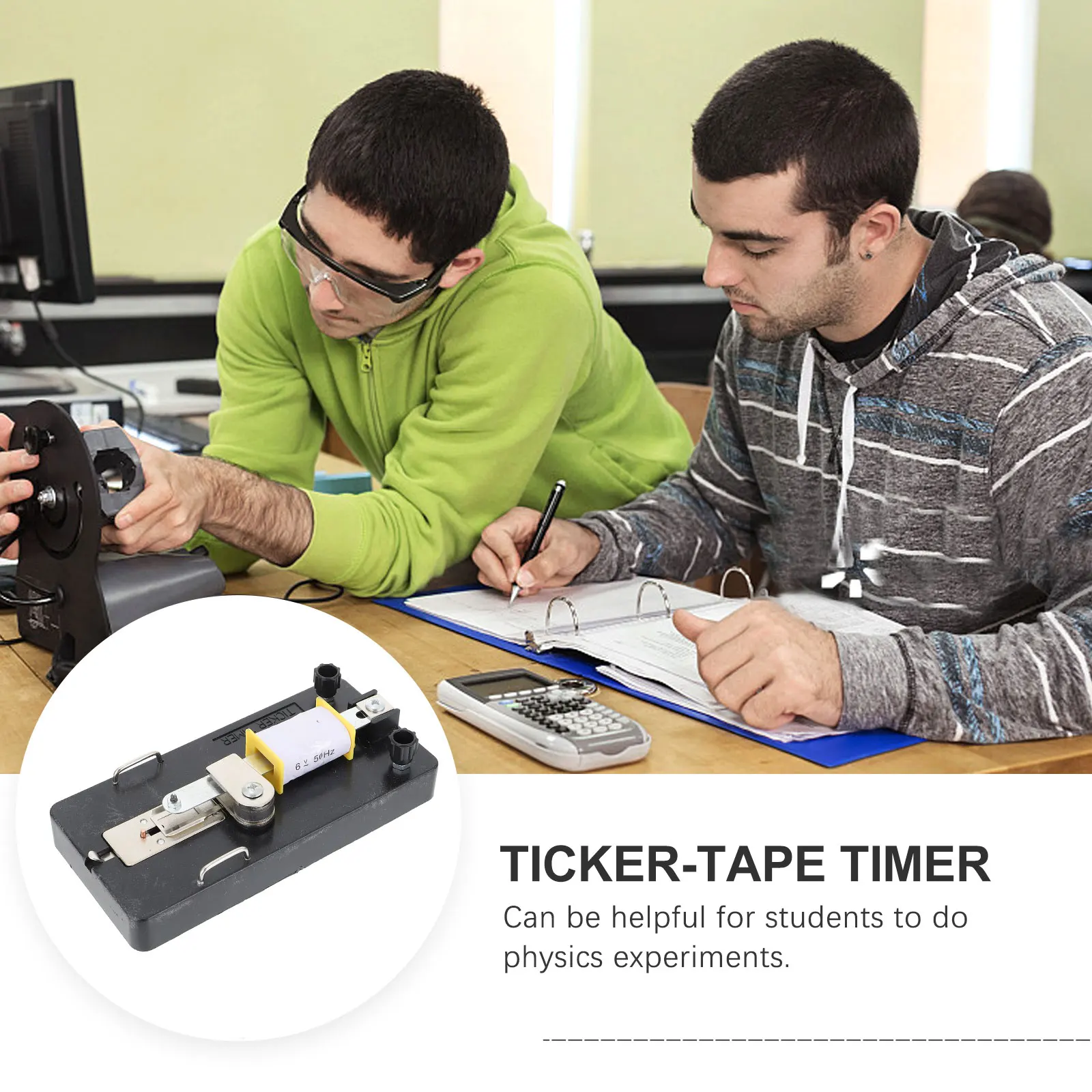 

1Set Electromagnetic Dotting Timer Stable Performance Laboratory Physics Acceleration Apparatus Teaching Experiment Device