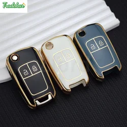 For Chevrolet  for Cruze/Spark/Orlando Automobiles Key Shell Fob 2 3 4 5 Buttons TPU Car Remote Key Shell Case Cover