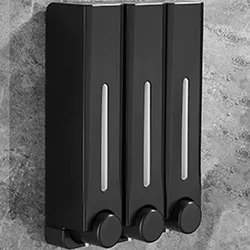 420ml Wall-Mounted Shower Hand Sanitizer Dispenser Bathroom Hair Shampoo/Cleaner Dispenser for Bathroom Accessories