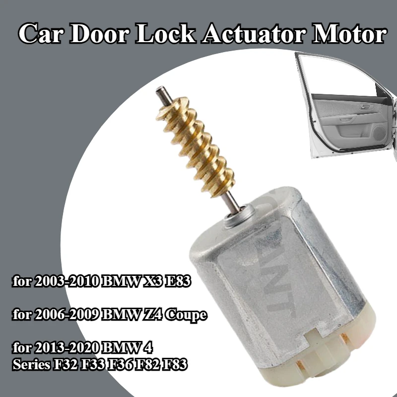 

AZGIANT 929945-100 BD330701 car Door Lock Actuator Motor for BMW X3 E83 Z4 Coupe 4 Series F32 F33 F36 F82 F83 Easy to replace