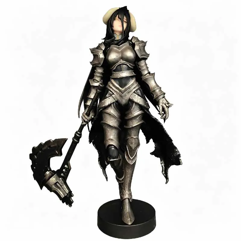 Figura Coleccionable de 24 cm de Albedo, Rey de los Vivos Muertos de OVERLORD, Diseño de Armadura, Muñeco de la Serie, Regalo de Cumpleaños para Fans