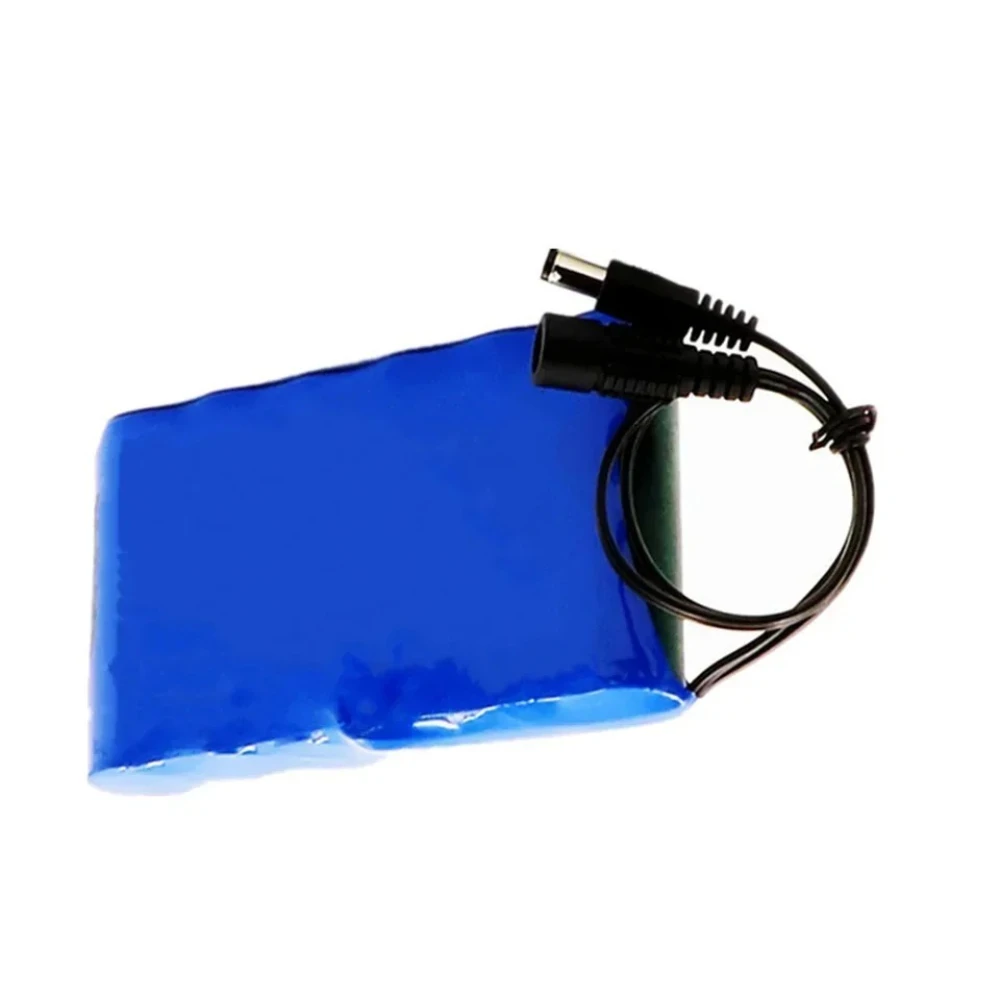 

НОВАЯ портативная батарея 3S2P 12 В, 15000 мАч, литий-ионная аккумуляторная батарея 18650 с зарядным устройством постоянного тока 12 В, 1 А для аудиоусилителя видеонаблюдения.