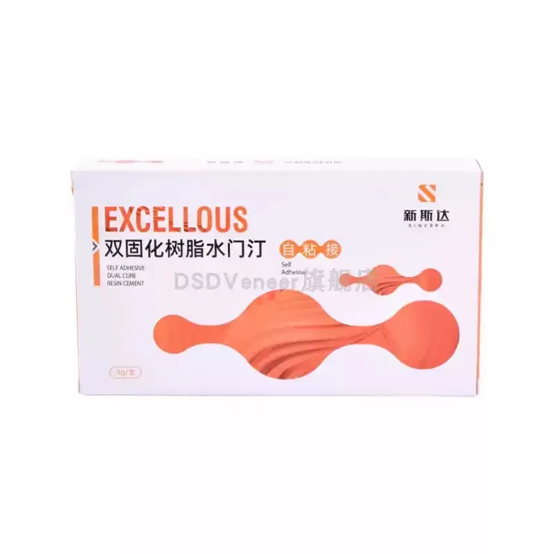 Dual‑cure Self‑adhesive Resin Luting Cement Dental Bonding Material for Porcelain Crown Bridge Veneer Restoration Dentistry