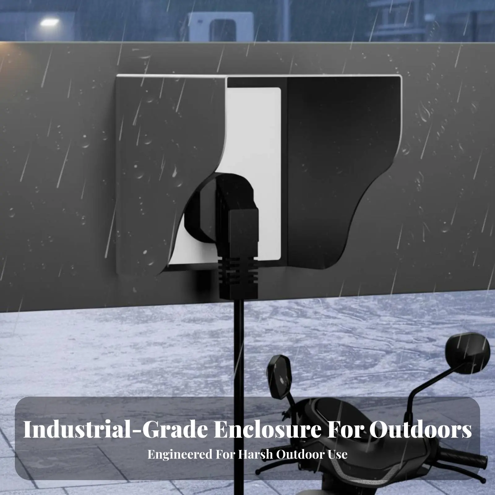 

Type 86 Socket Rain Hood Rainproof Outdoor Waterproof Socket Cover Electric Charger Weather Guard Sunproof Electric Charger Plug