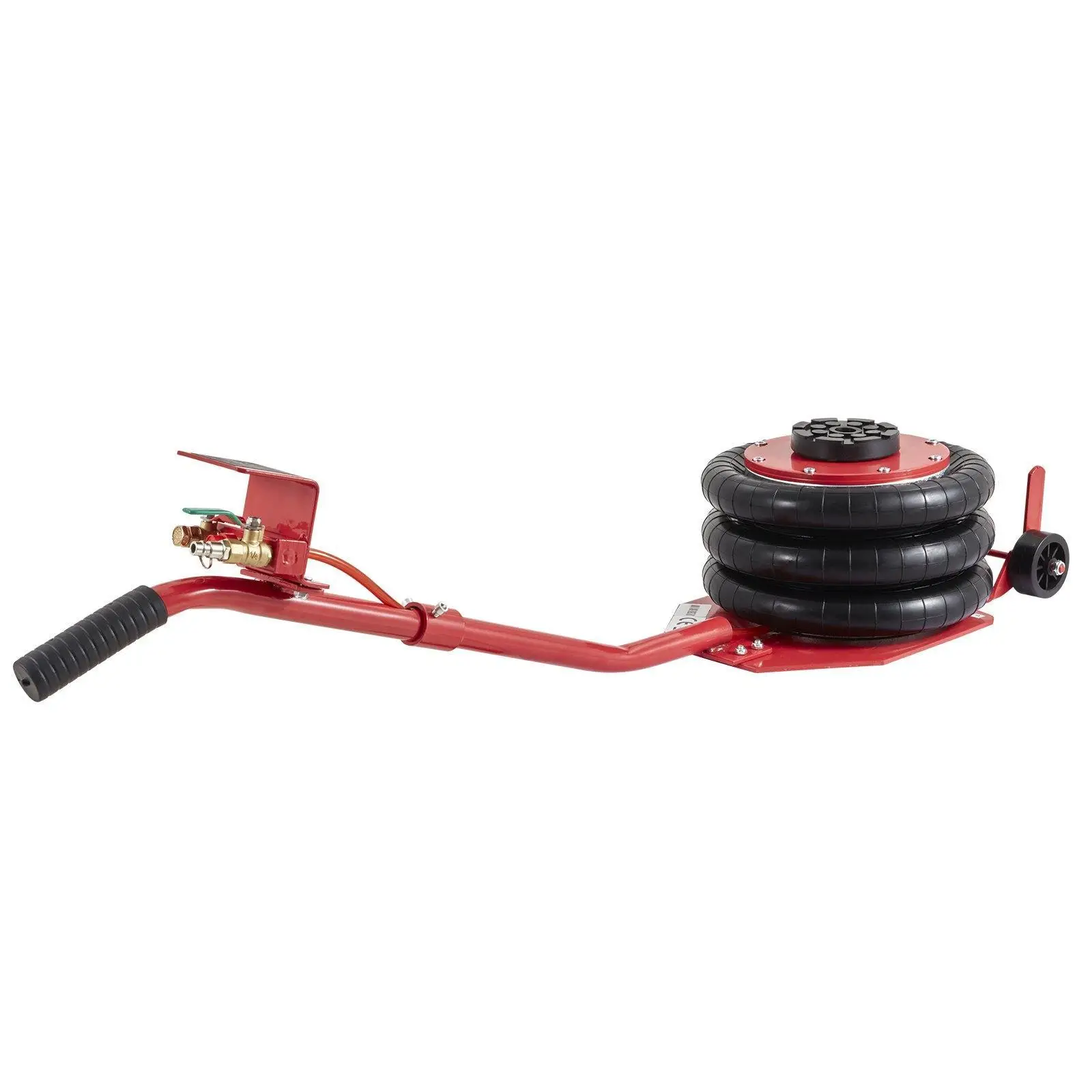 Triple Bag Air Car Jack 3 TON Capacity Six Steel Support Fast Lifting Device