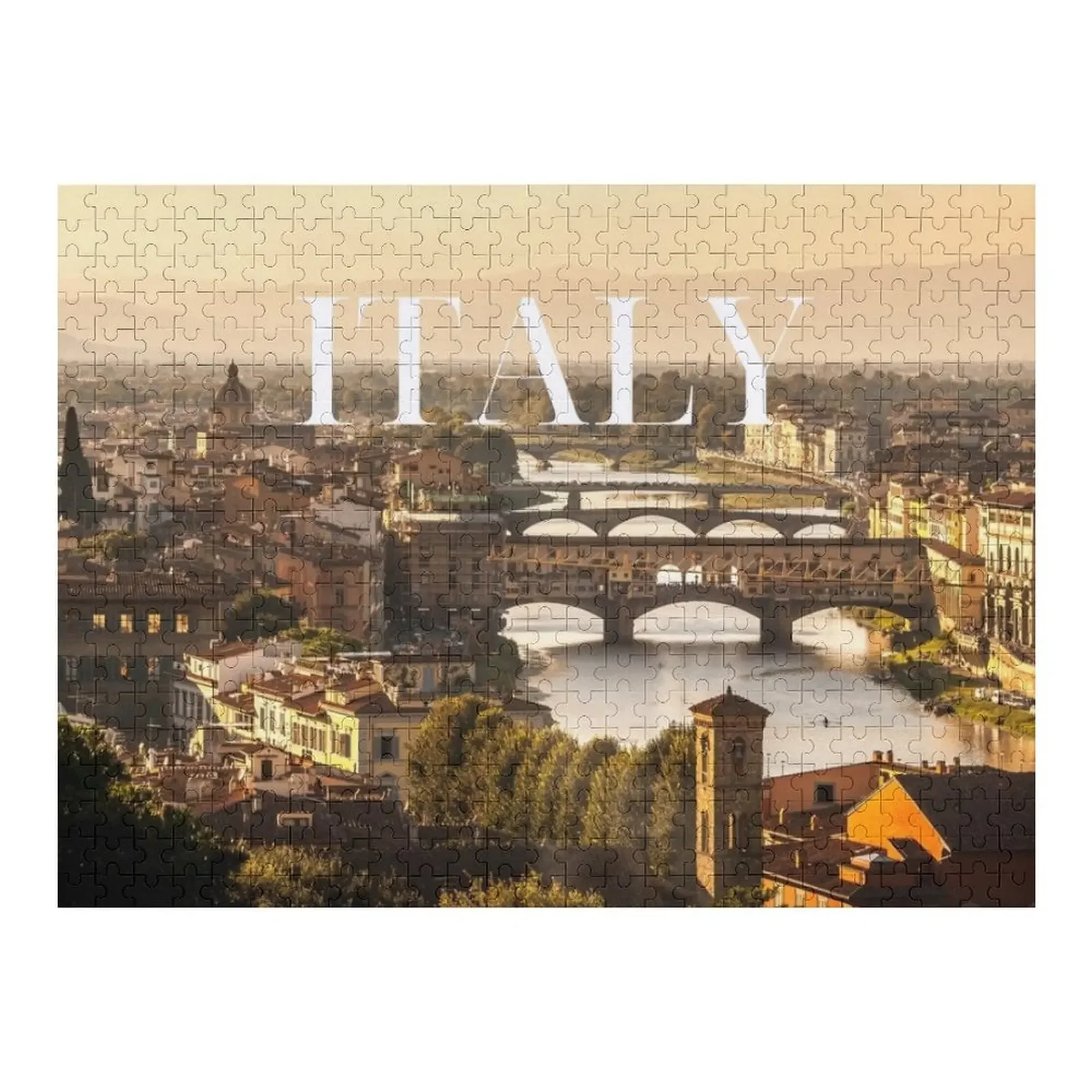 

Florence Italy Ponte Vecchio Bridge Jigsaw Puzzle Wood Photo Personalized Custom Gifts Novel Toys For Children 2022 Puzzle