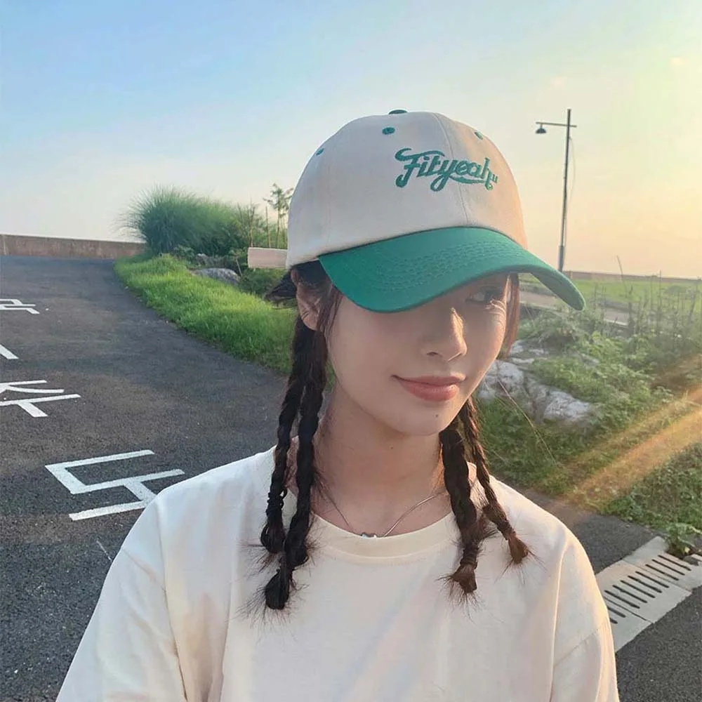 قابل للتعديل إلكتروني التطريز قبعة بيسبول واقية من الشمس الكورية نمط للجنسين بلغت ذروتها قبعة الهيب هوب القطن الصيف ظلة القبعات الرياضية