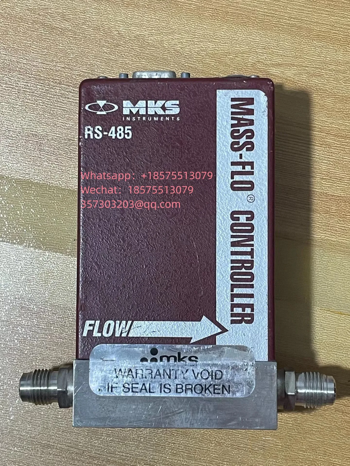 

For MKS Flowmeter 1179A01324CR15B USED