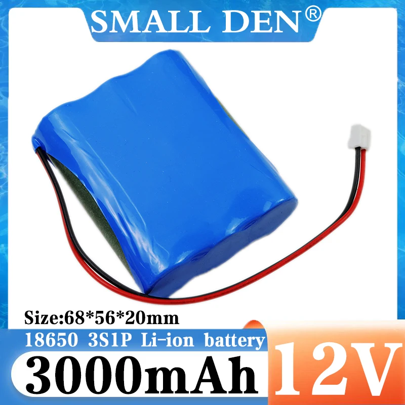 12V 3Ah 6ah 9ah 10ah 12ah 20ah Lithium Battery Pack,For 12V 12.6V Projector,Speaker, And Wireless Monitoring Battery Replacement