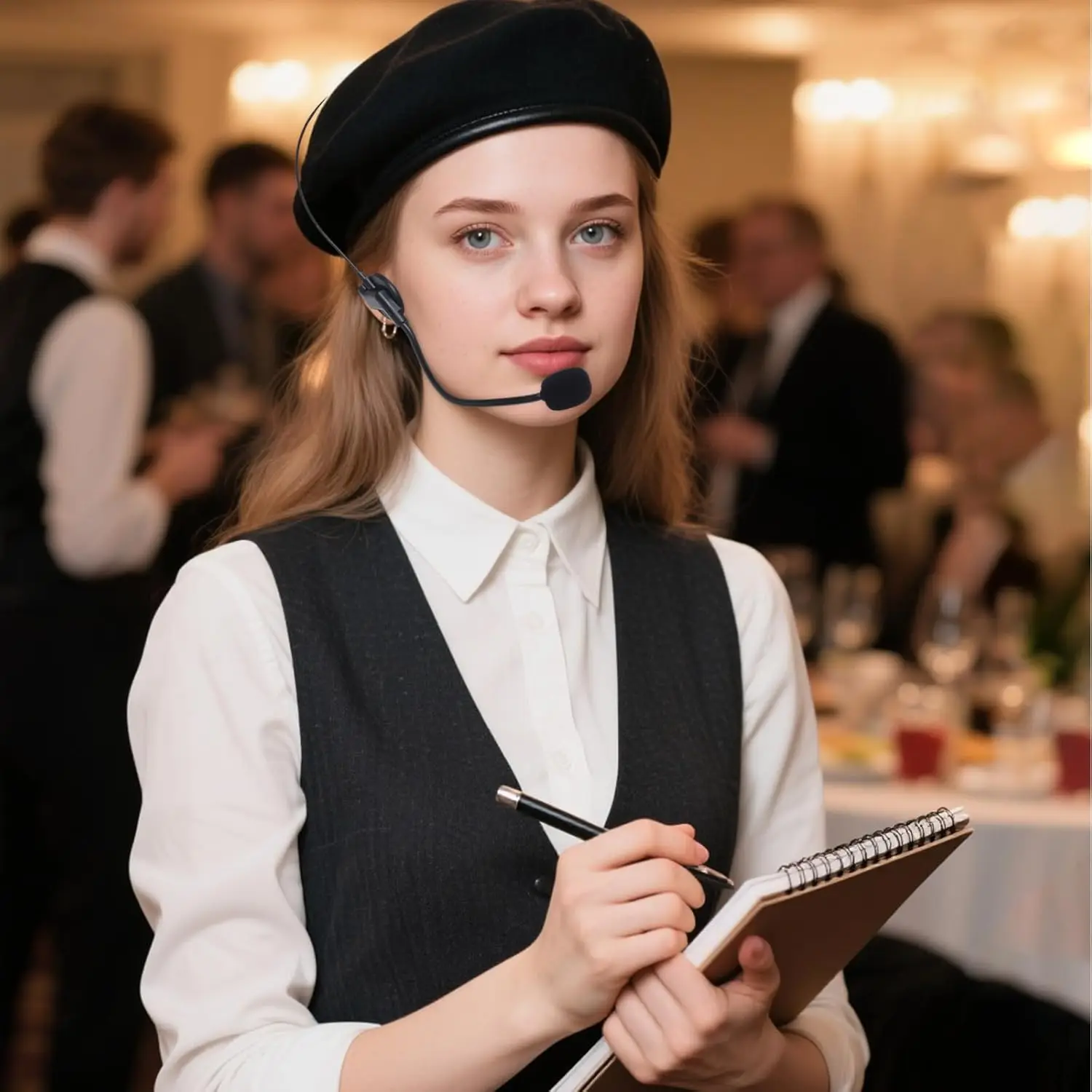 دعامة سماعة رأس للميكروفون المزيف، ملحقات أزياء روك ستار التنكرية، دعائم سماعة رأس هيبي سينجر لحفلة عيد الهالوين