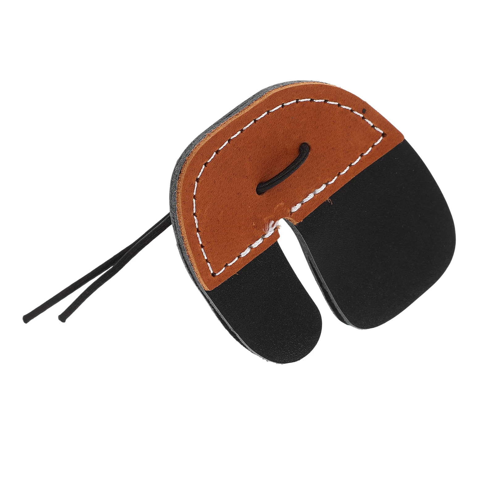 

1pcs Cortical Archery Finger Guard Double Layer Right Hand Protection Gaming Forearm Safeguard Practical Durability