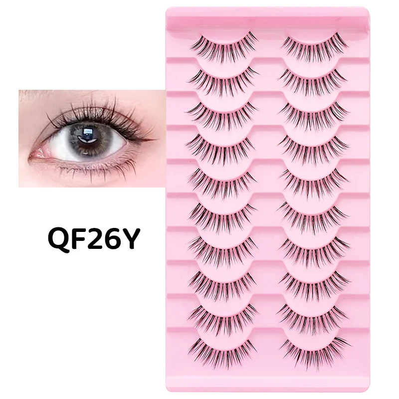 DINGSEN 10 Paar Transparente Anime-Naturwimpern Manga-Wimpern Koreanische Make-up-Wimpern Großhandel Künstliche Wimpern – Detail 16