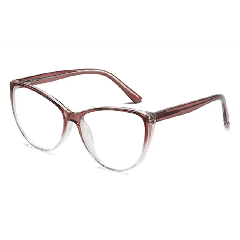 Gafas de ojos de gato Vintage para mujer, montura grande, gafas para miopía, dioptrías menos-1,0-1,5-2,0 To-6,0