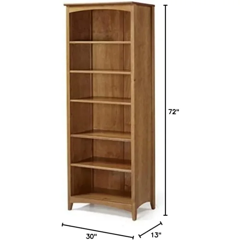 Shaker Style 6-tier bookshelf