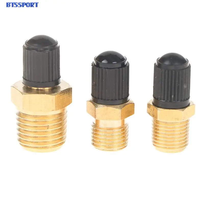 1/4 NPT 1/8 NPT M10*1 Automobile Tire Valve Core Motorcycle Tubeless Tire Screw Valve Tire Pressure Monitoring Tire Copper Valve