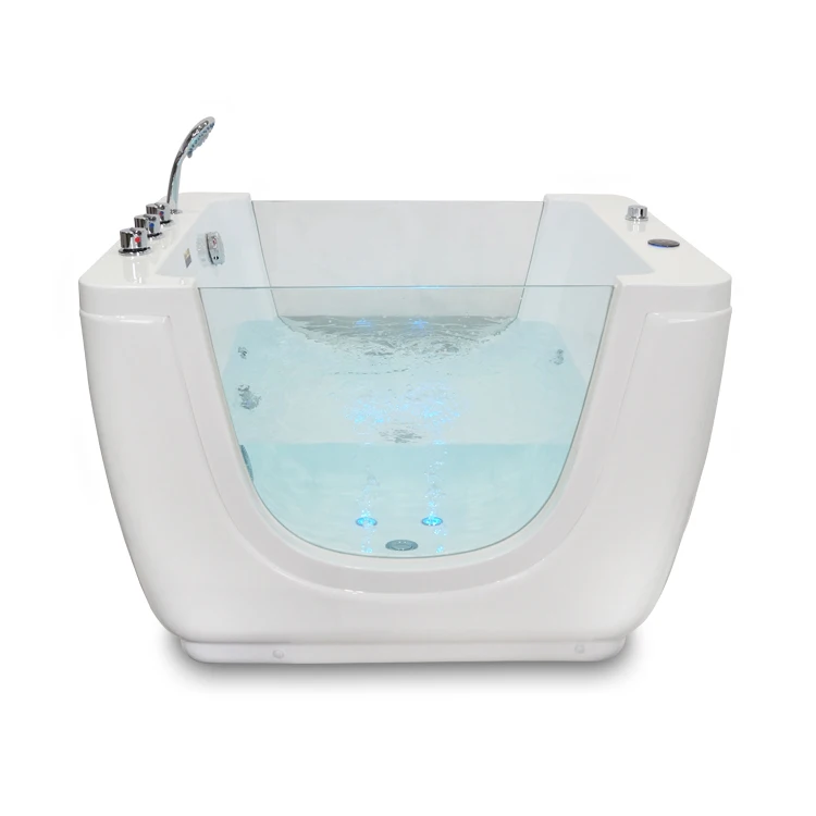 

LED Light Baby Spa Bathtub air Bubble Kids Bath Tub for Baby Spa Shop