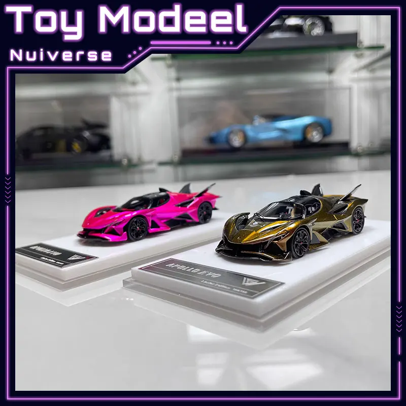 

Коллекционная модель автомобиля Wild Fire 1:64 Apollo IE Intensa Emozione EVO, высокодетализированная, из смолы, для демонстрации, идеальный подарок