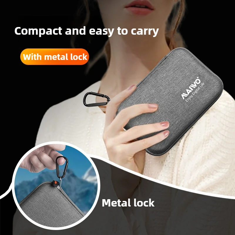 MAIWO 2.5'' Storage Protection Bag in Black/Red/Blue Colors HDD Box Bag Case for External Hard Drive/Earphone/Data Line HDD Case