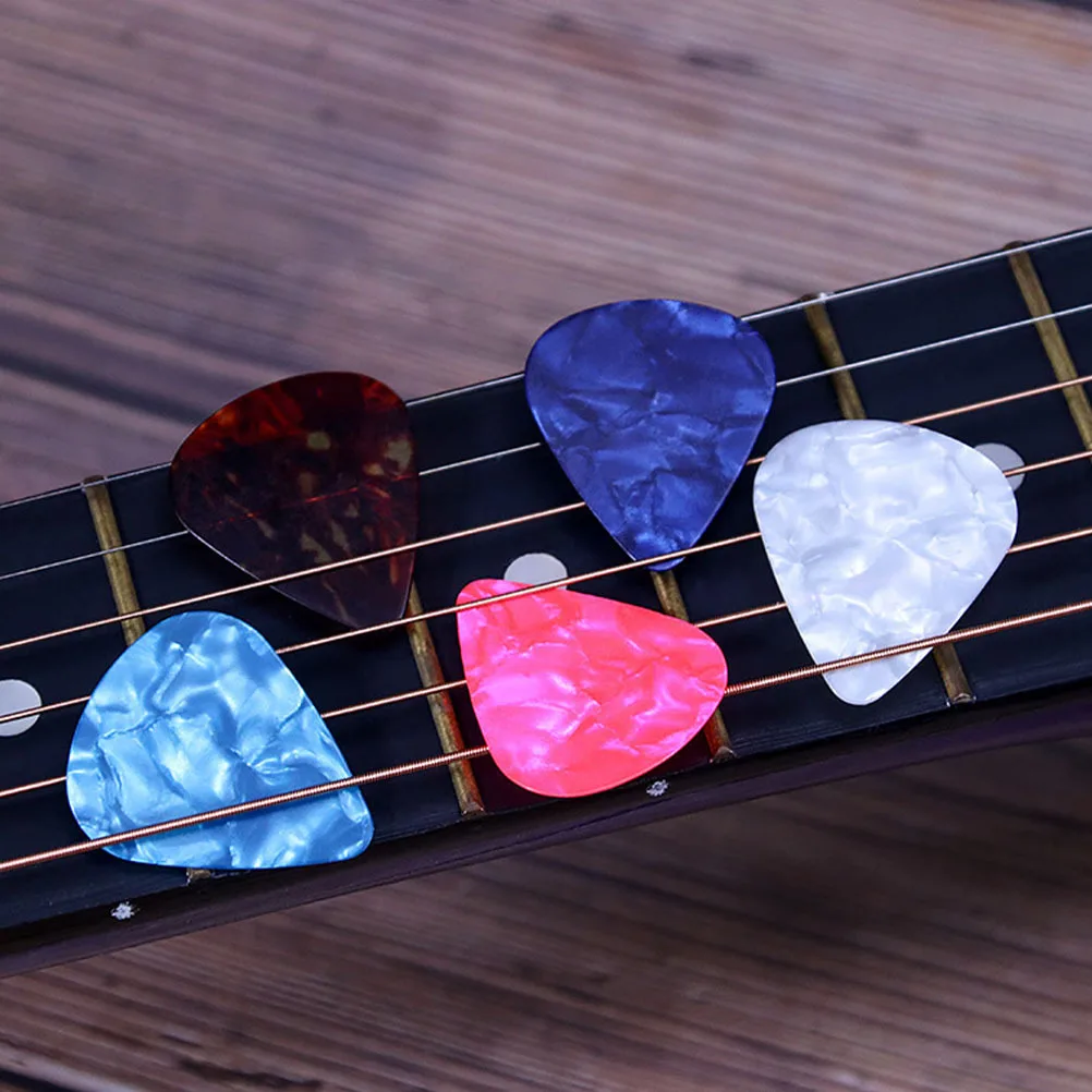 

Guitar Picks Set Colorful Durable Lightweight For Electric Guitar Bass Ukulele Practice Tools Accessories Instrument