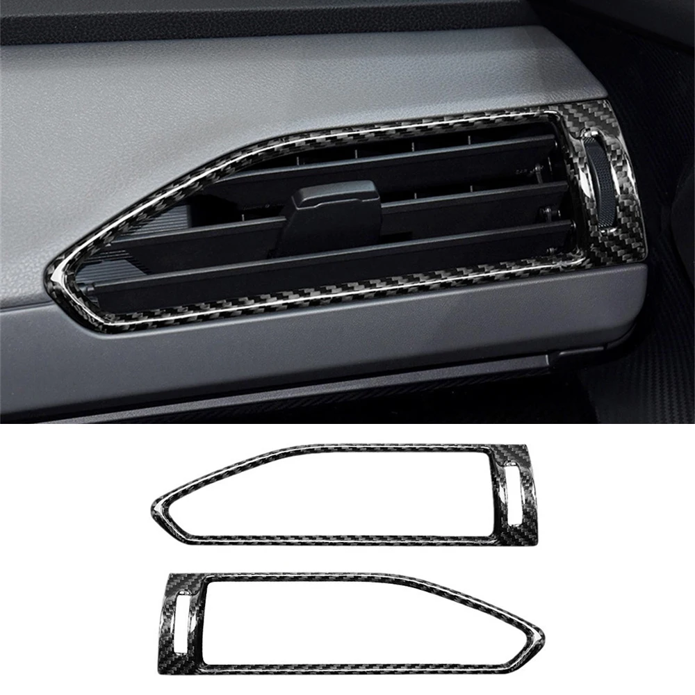 

Dry Real Carbon Fibe Fit For Subaru Crosstrek 2023-2026 Side Air Conditioner Vent Outlet Cover Trim Accessori