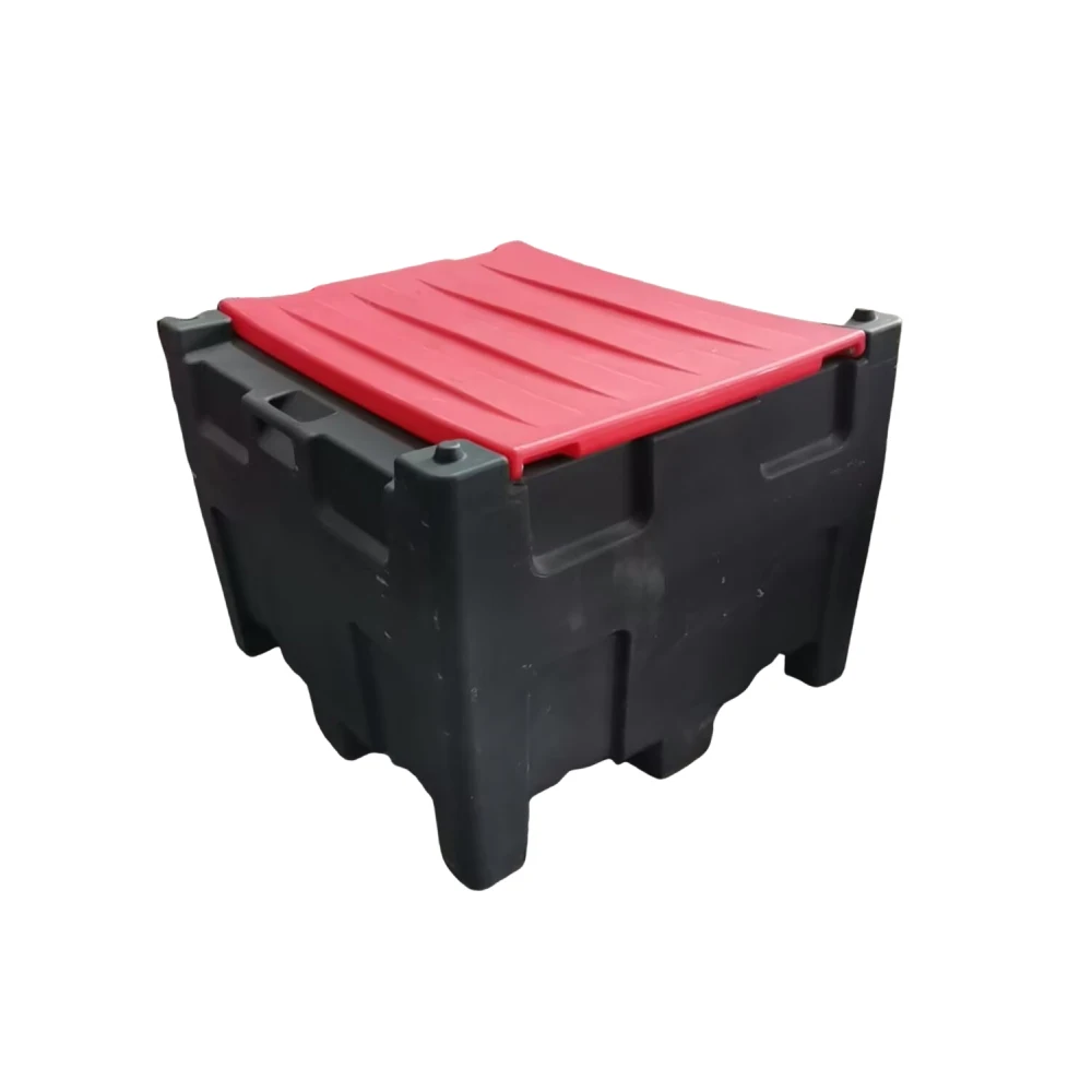 480L Portable Fuel Gasoline Diesel Caddy Transfer Tank For On-Site Refueling