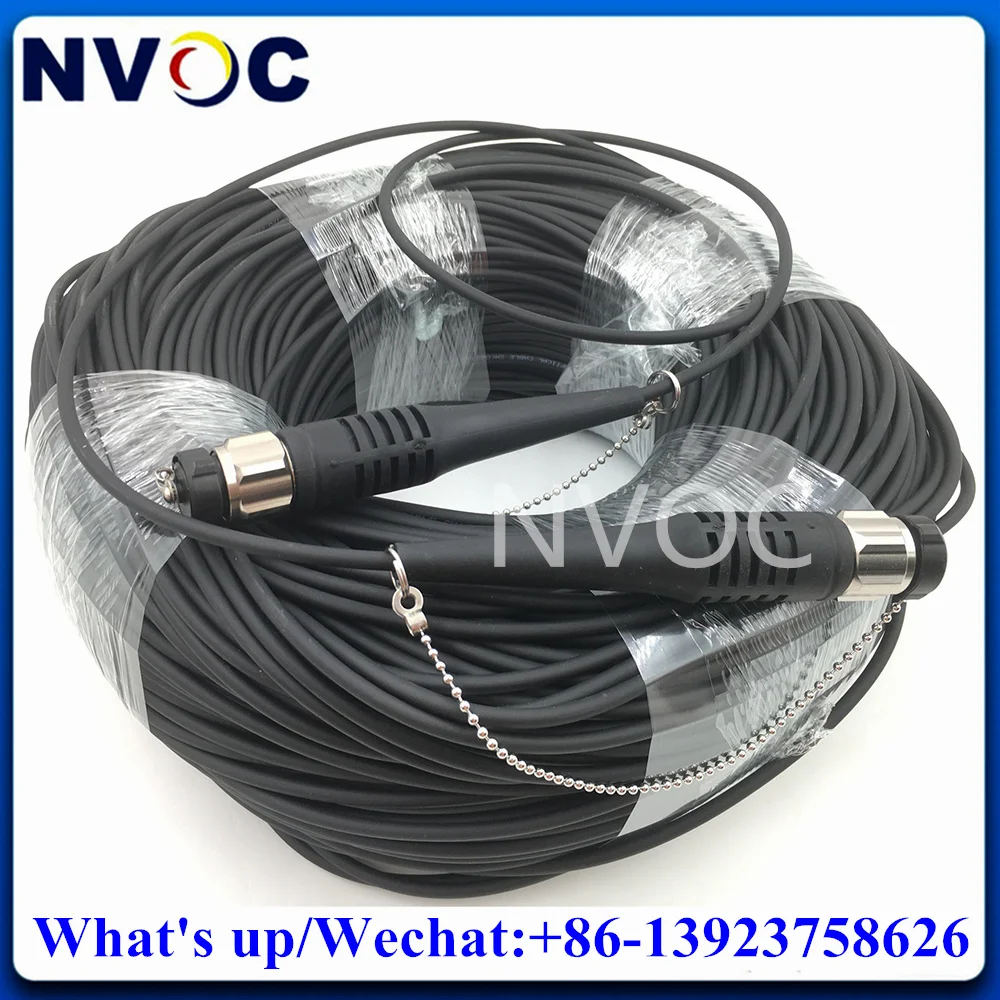 

4Core 300M SM G657A ODC Round(Male) to ODC M LSZH/TPU Fiber Optic Patch Cord+2Pcs 4C ODC Square(Female) to LC/UPC 1M Fibre Cable