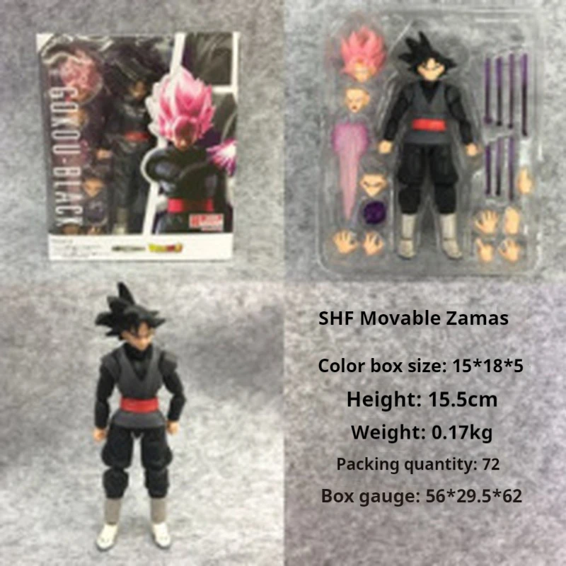 Figuritas de juguete de escritorio, adornos de Saiyan, personas, melocotón, pelo rojo, Sol Wukong, negro, Wukong, muñecas, modelos móviles, regalos