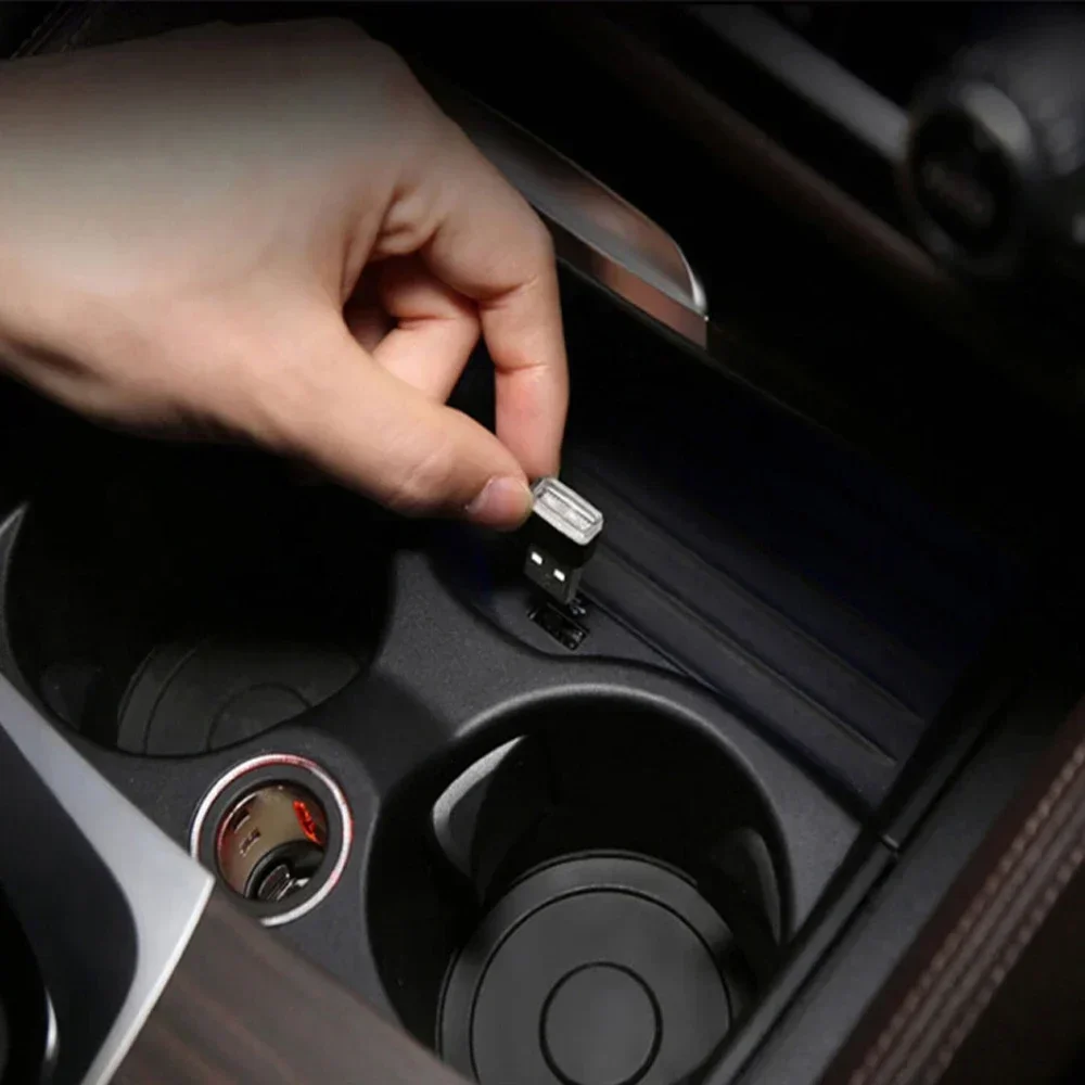 Mini USB LED Car Light Auto Interior Atmosphere Light Emergency Lighting Light PC Auto Colorful Decorative Lamp Car Accessory