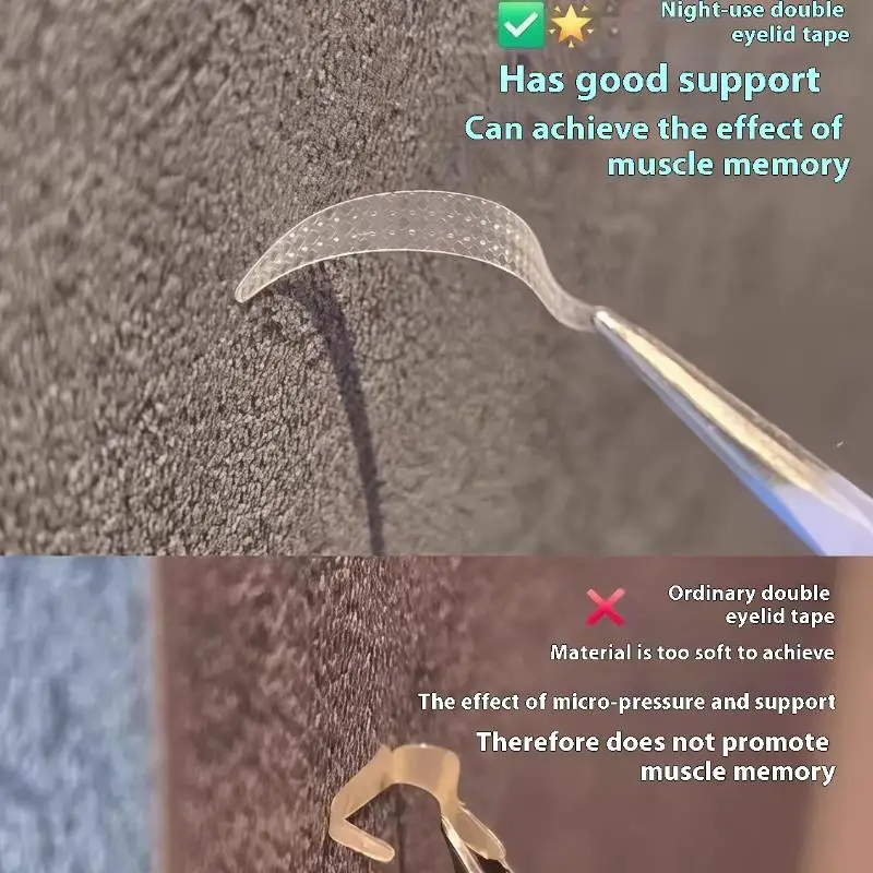 40/80 Stück Sleep Memory Doppelte Augenlid-Aufkleber Unsichtbarkeit für Augen mit Kapuze Unsichtbare, wasserdichte Augenlid-Aufkleber