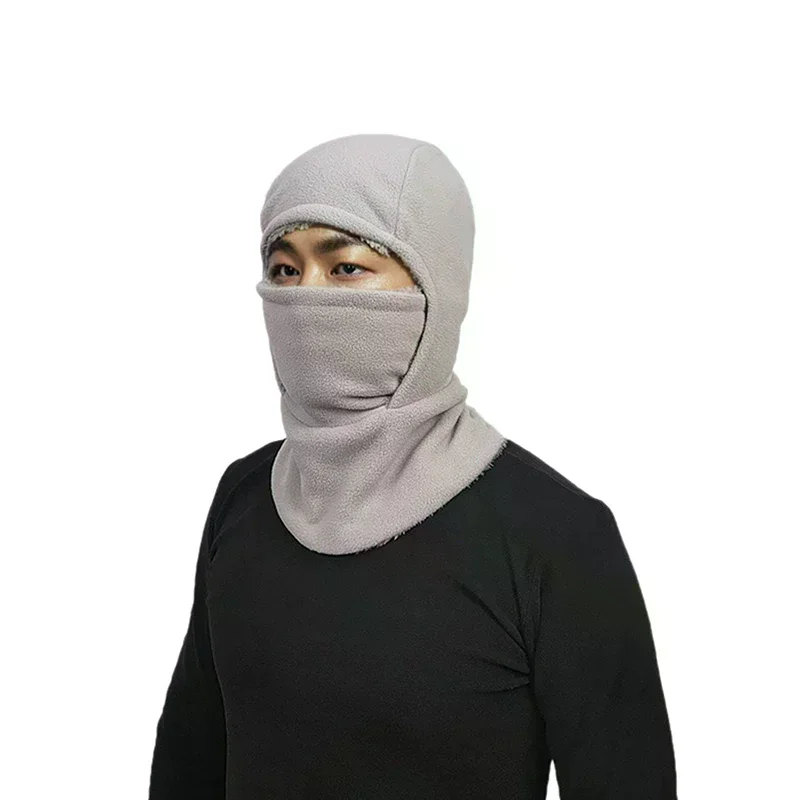 قبعة قناع وجه شتوية مقاومة للرياح، بما في ذلك دفء الرقبة وحماية الأذن، وركوب الدراجات السميكة، والجري، والتزلج، وقبعة الصيد