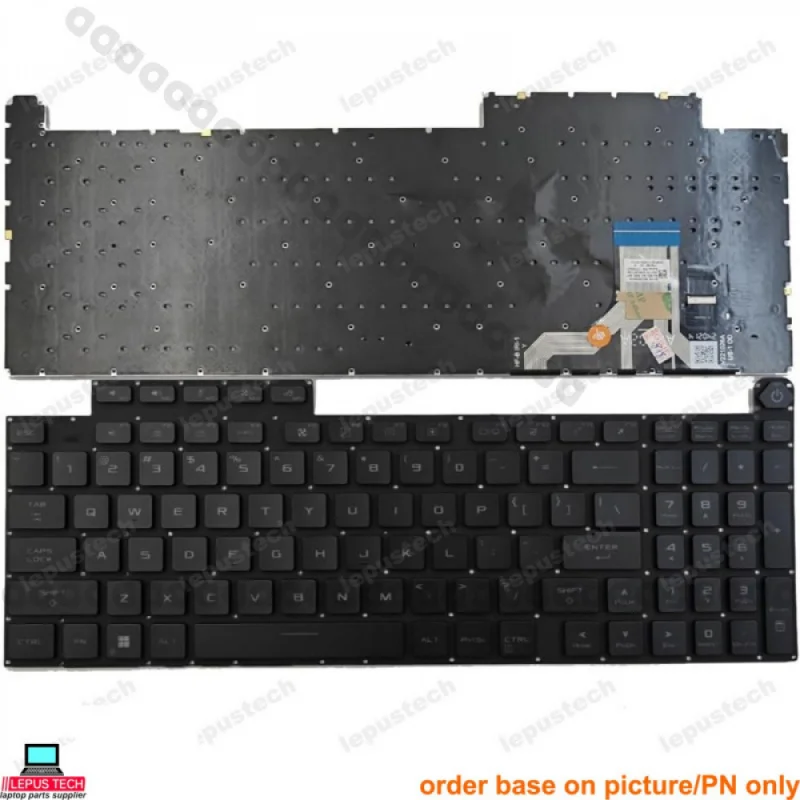 Teclado de Repuesto para Portátil con Retroiluminación RGB y Diseño Estadounidense AA+A+ para Asus ROG Strix G18 G814 G814J / Strix Scar 18 G834 G834J