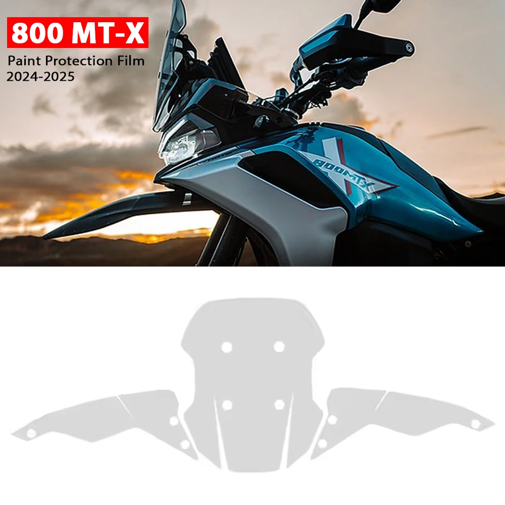 

For CFMOTO 800MTX Invisible Protection Film 800MT-X PPF Motorcycle Fairing Windshield Tank Paint Clear Stickers Protective Kits