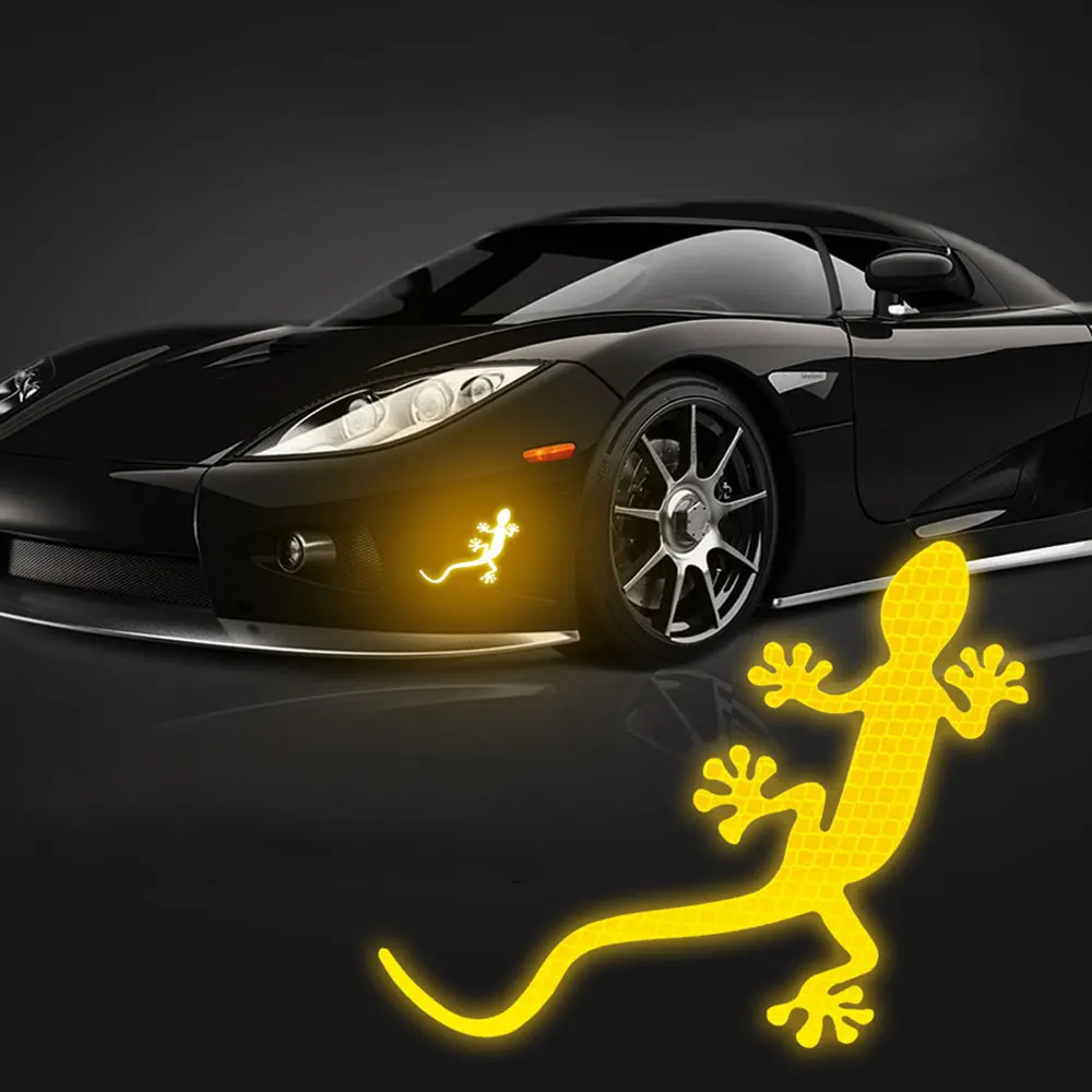 

1pc Universal Car Safety Warning Sticker Decal Car Reflective Sticker Car Decorative Badge Sticker Auto Exterior Accessories