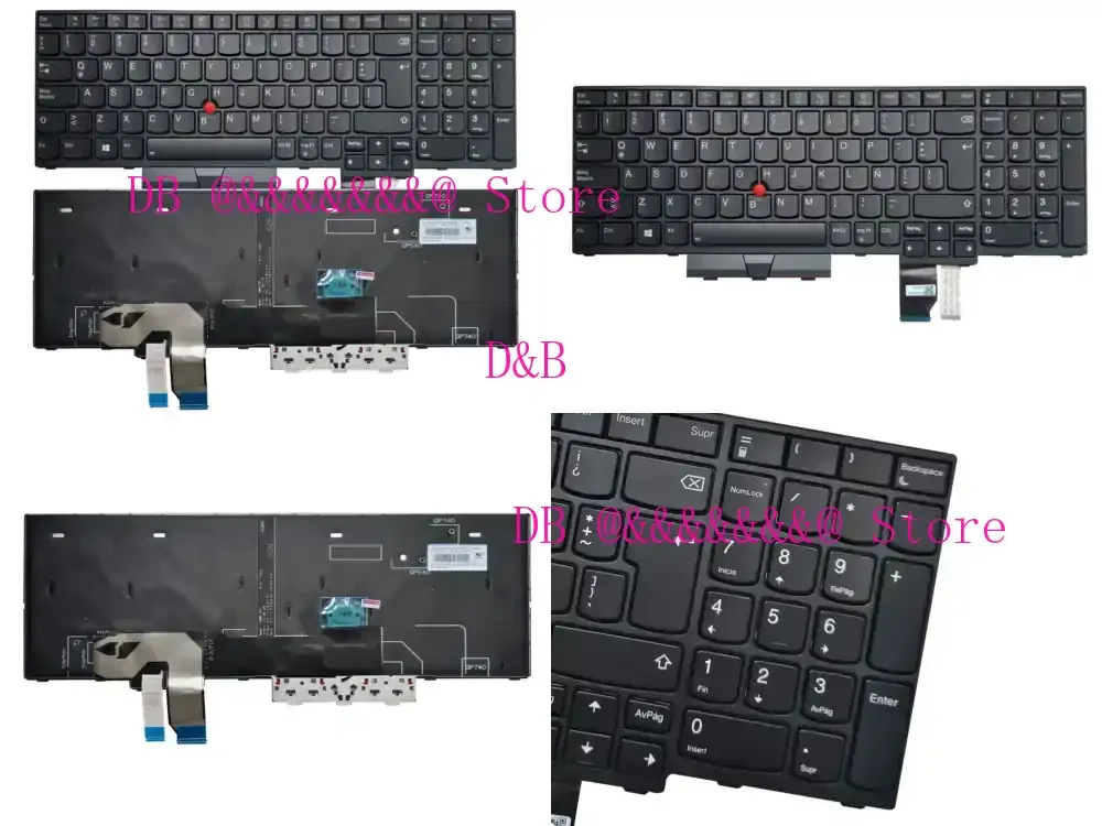 Teclado retroiluminado latino para ThinkPad P15 P17 T15g Gen 1 – compatible solo con los modelos listados, no con P15s P15 Gen 2 o T15