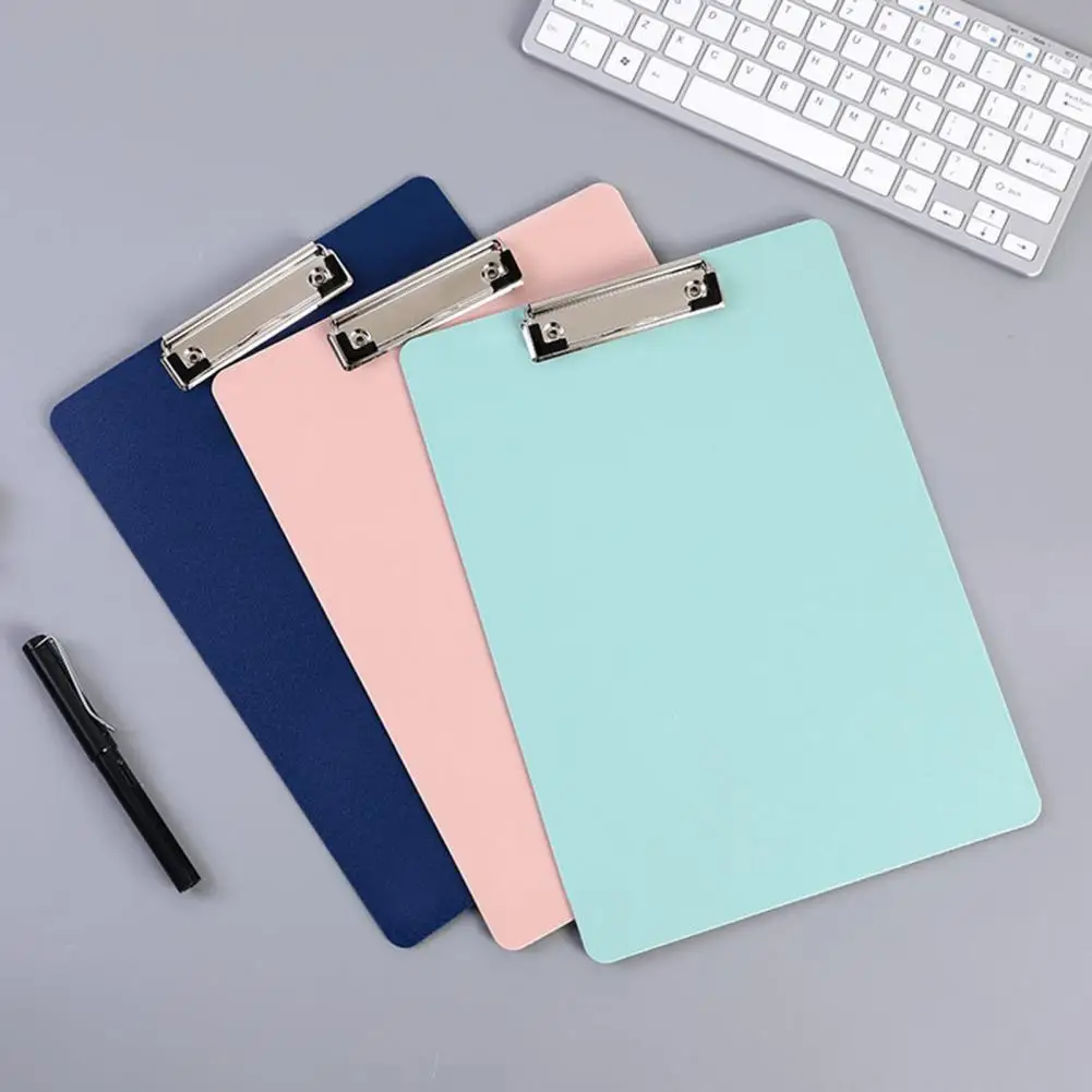 Test Paper Clipboard Dirt-resistant Menu Holder Thickened A4 File Folder Paper Clipboard Writing Pad Paper Storage