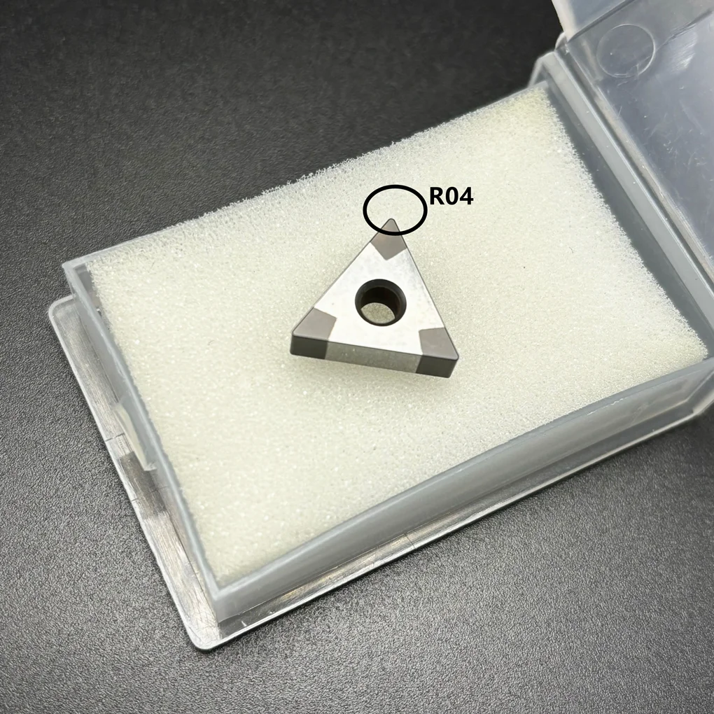 Herramienta de torneado de Metal de hierro fundido, Diamante CBN, TNMG160404, TNMG160408, TNMG160412, CBN, inserto de torno CNC, procesamiento de