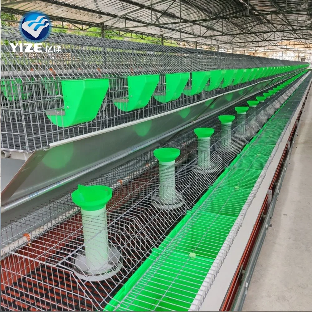 2024 Hot Sale Hot Dipped Galvanized 24 Doors Breeding Industrial Commercial Rabbit Cage