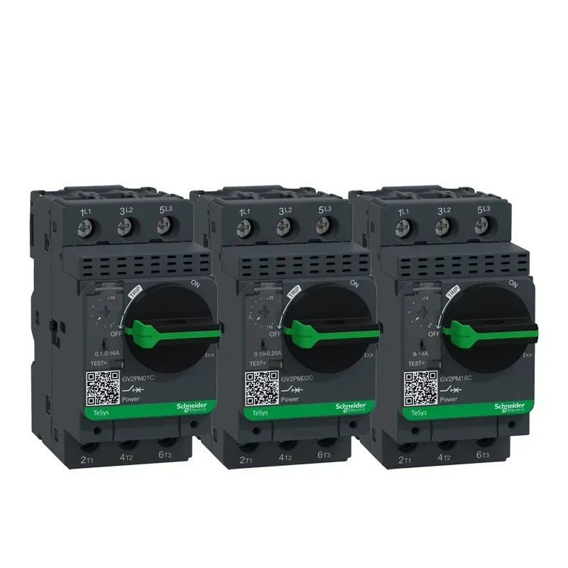 Schneider GV2 Motor Circuit Breaker Knob Type GV2PM01C/02C/03C/04C/05C/06C/08C/10C/14C/16C/21C/22C/32C gv2pm circuit breaker