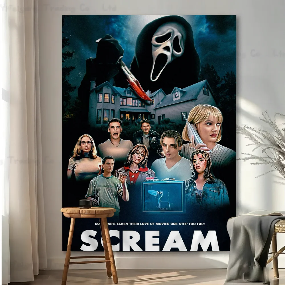 Scream Horror Movie Chart Tapestry Home Decoration Hippie Bohemian Decoration Divination Wall Hanging Home Decor