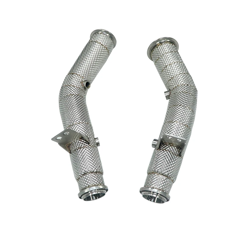 

High Performance Exhaust Straight Heat Shield Downpipe For C43 C450 AMG W205 Left Hand Drive Down Pipe