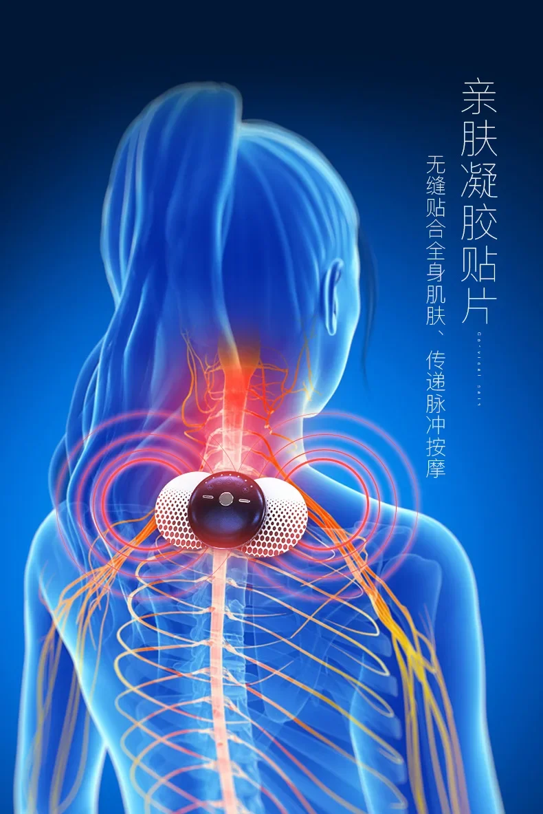 

Мини-массажер для шеи Able, пластырь Meridian Pulse, массажер для плеч, шеи, талии и спины