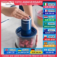 MORPHY RICHARDS MR9405 Electric Meat Grinder High Speed Food Processor 220V Multifunction Vegetables Chopper With 4 Bowls